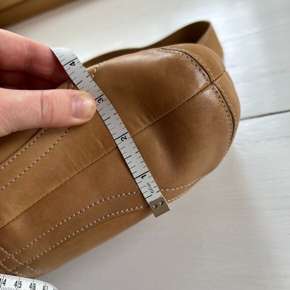 Coach Tan Leather Shoulder Bag - Picture 15 of 16